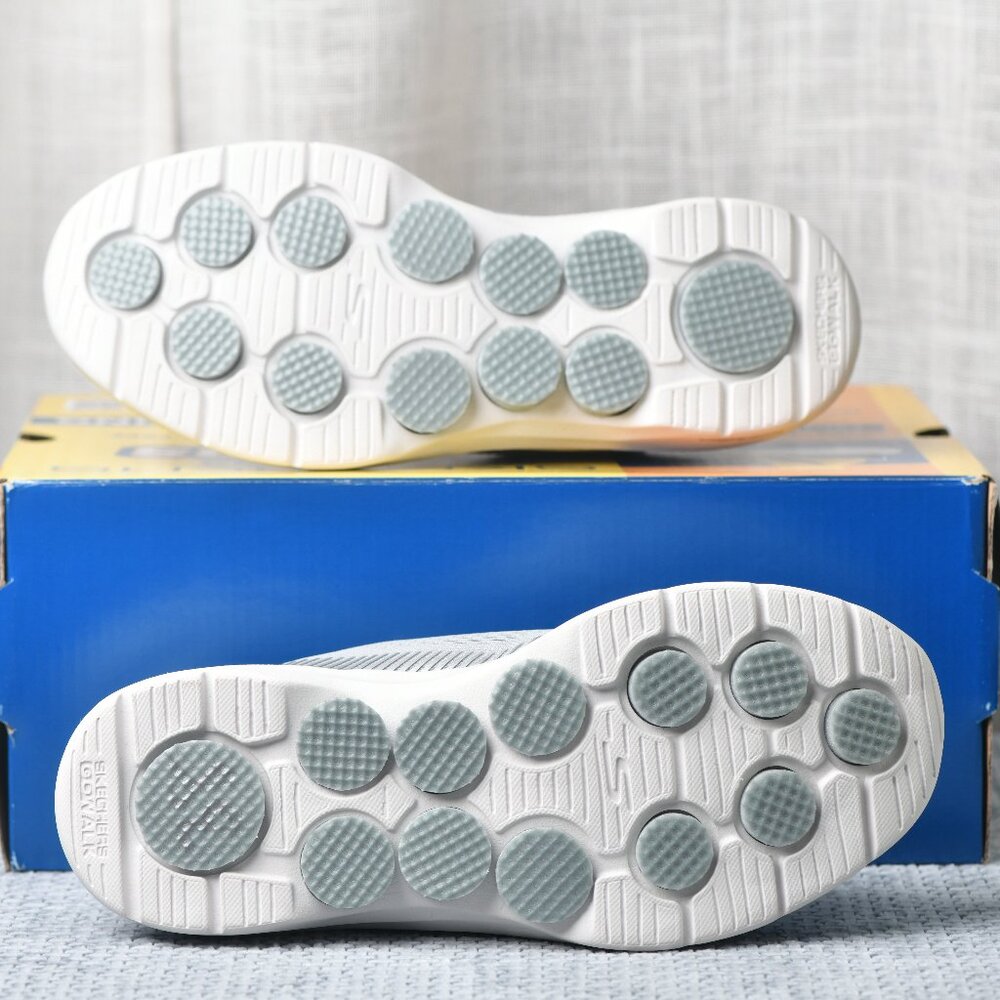 New! Size: 5.5 Women | Skechers Grey Go Walk 7 Hailey Trainers | 125251 - Picture 3 of 15